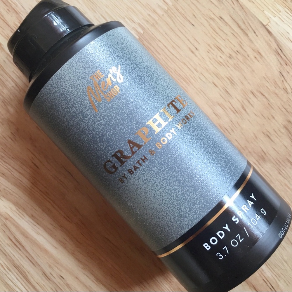 Bath & Body Works Graphite Body Spray - Black and Gray